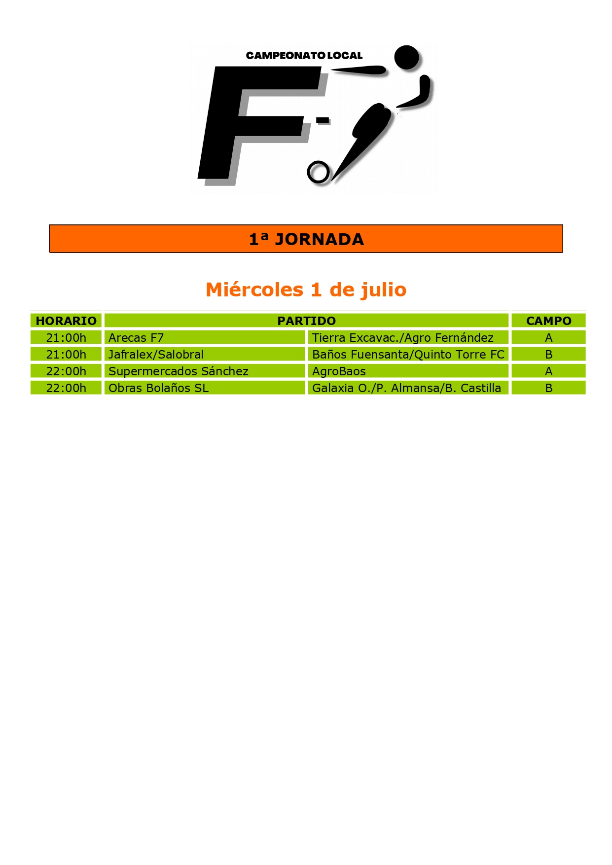 1ª JORNADA