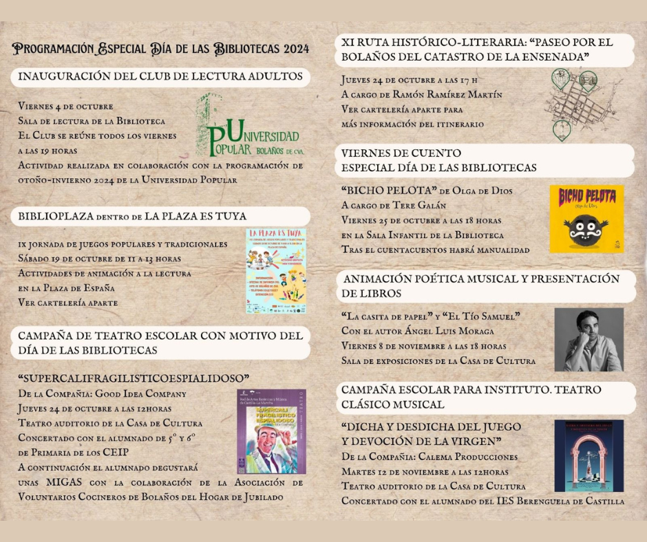 programacion dia de las bibliotecas