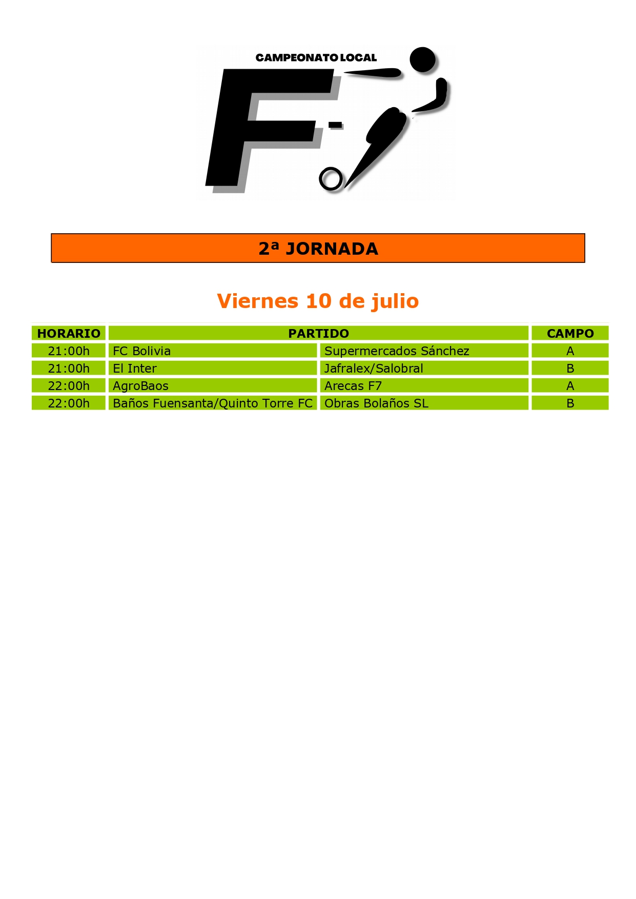 2ª JORNADA