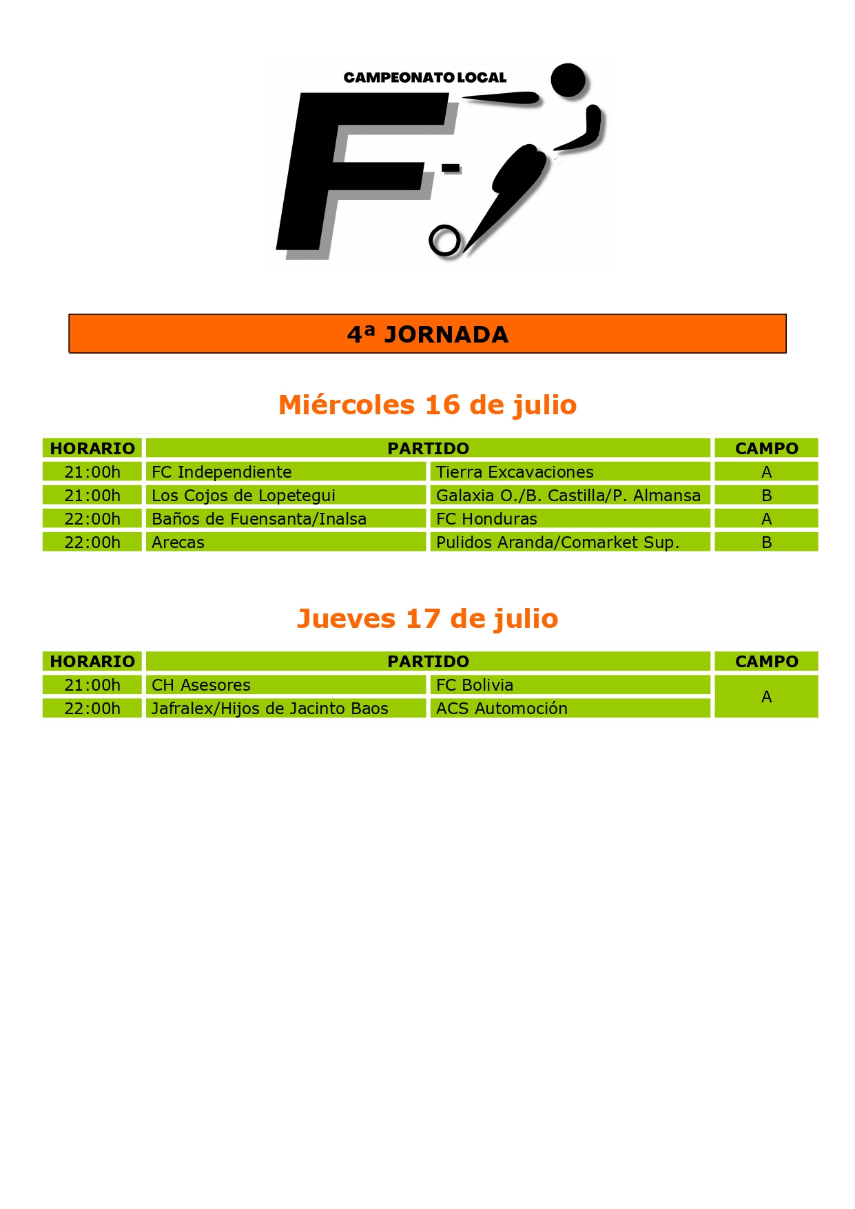 4ª JORNADA