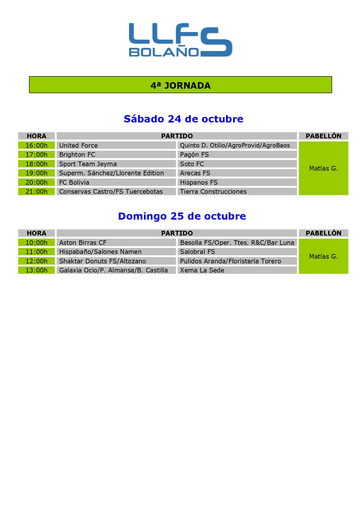 4ª JORNADA