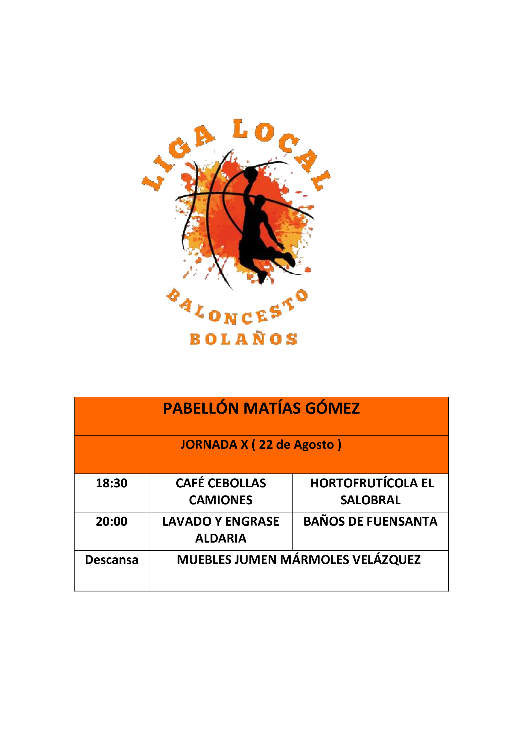 JORNADA X