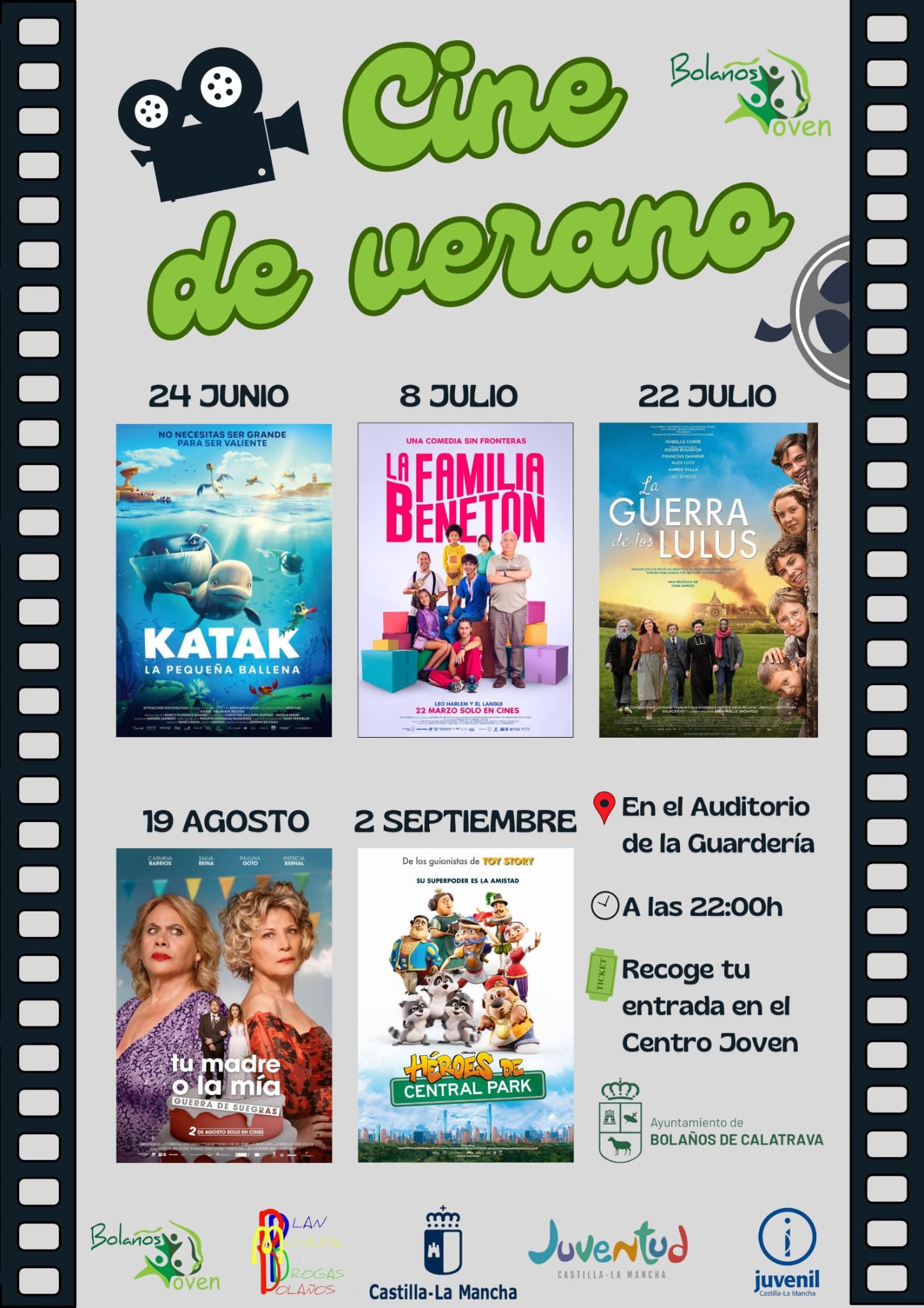 cartel cine verano