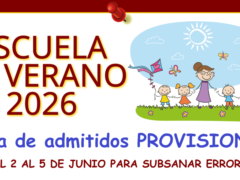 CARTES ESCUELA VERANO 2026