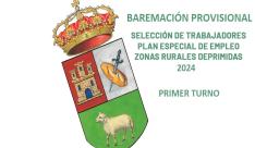 BAREMACION PROVISIONAL